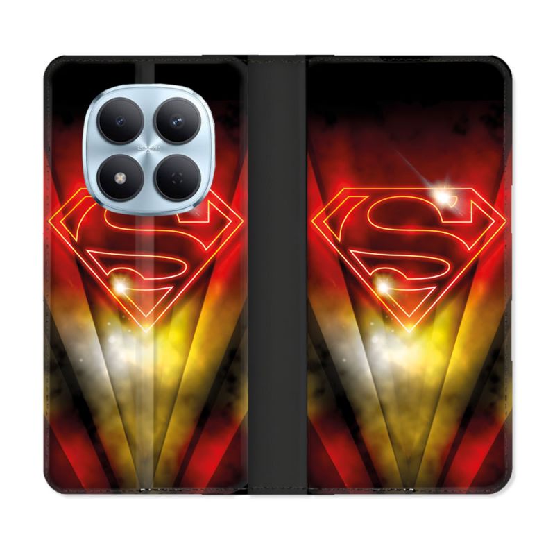 Housse Cuir Portefeuille Pour Xiaomi Redmi Note 15 Pro 5G Superman Logo