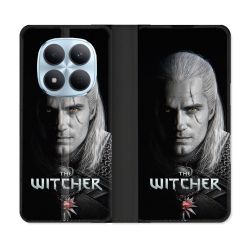 Housse Cuir Portefeuille Pour Xiaomi Redmi Note 15 Pro 5G The Witcher Noir