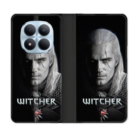 Housse Cuir Portefeuille Pour Xiaomi Redmi Note 15 Pro 5G The Witcher Noir