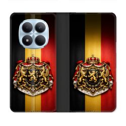 Housse Cuir Portefeuille Pour Xiaomi Redmi Note 15 Pro 5G Voyage Drapeau Belgique