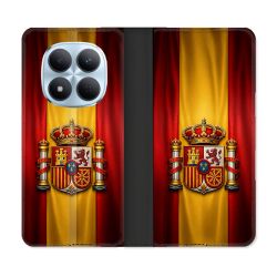 Housse Cuir Portefeuille Pour Xiaomi Redmi Note 15 Pro 5G Voyage Drapeau Espagne