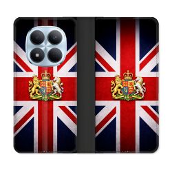 Housse Cuir Portefeuille Pour Xiaomi Redmi Note 15 Pro 5G Voyage Drapeau Grande Bretagne UK