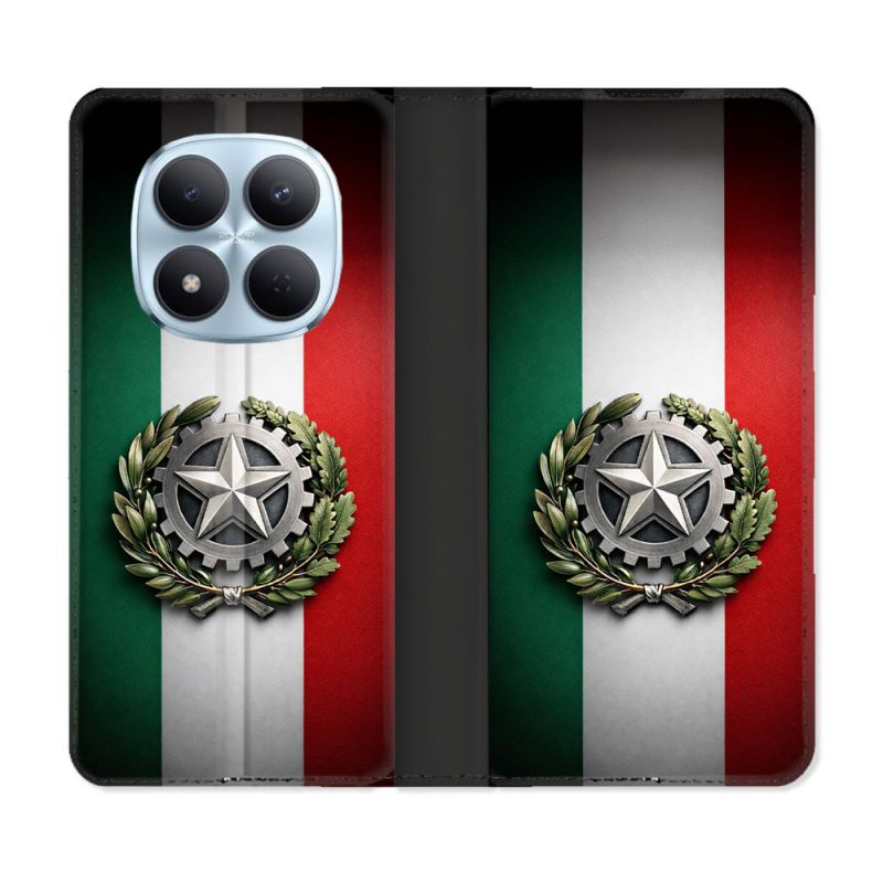 Housse Cuir Portefeuille Pour Xiaomi Redmi Note 15 Pro 5G Voyage Drapeau Italie