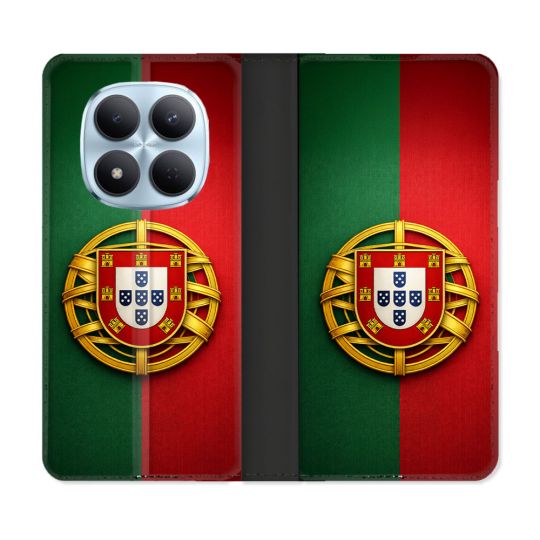 Housse Cuir Portefeuille Pour Xiaomi Redmi Note 15 Pro 5G Voyage Drapeau Portugal
