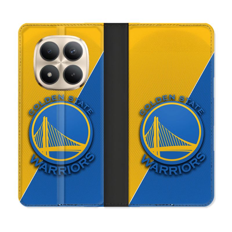 Housse Cuir Portefeuille Pour Xiaomi Redmi Note 15 Pro Plus 5G Basket Golden State Warriors