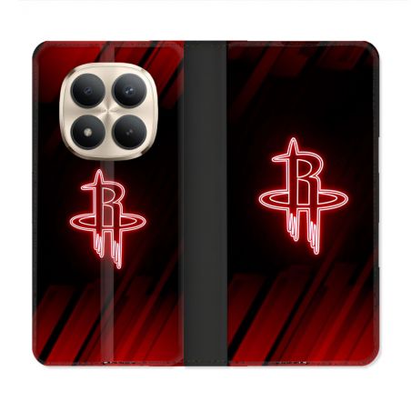 Housse Cuir Portefeuille Pour Xiaomi Redmi Note 15 Pro Plus 5G Basket Houston Rockets