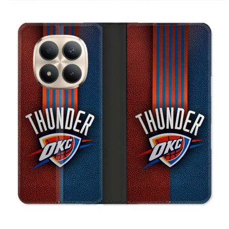 Housse Cuir Portefeuille Pour Xiaomi Redmi Note 15 Pro Plus 5G Basket Oklahoma City Thunder