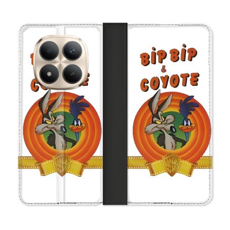 Housse Cuir Portefeuille Pour Xiaomi Redmi Note 15 Pro Plus 5G Bip Bip Coyote