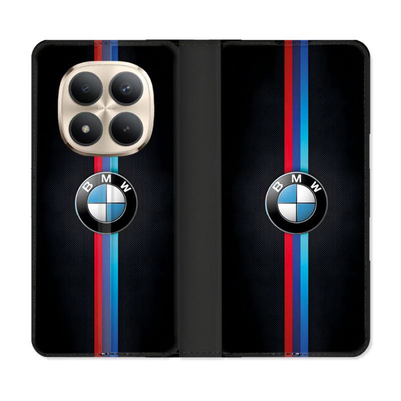 Housse Cuir Portefeuille Pour Xiaomi Redmi Note 15 Pro Plus 5G BMW Logo