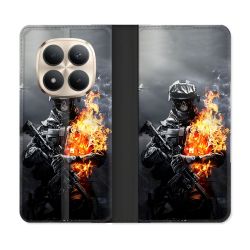 Housse Cuir Portefeuille Pour Xiaomi Redmi Note 15 Pro Plus 5G Call Of Duty Squelette