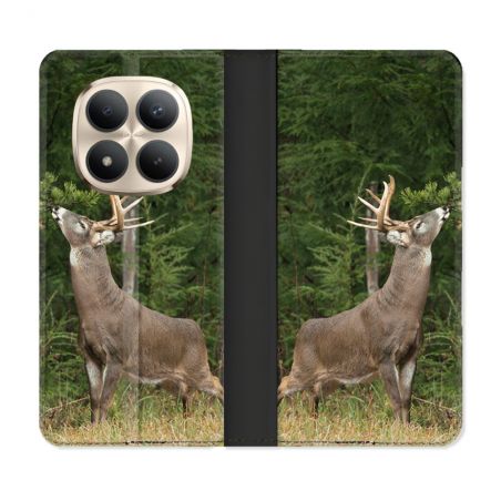 Housse Cuir Portefeuille Pour Xiaomi Redmi Note 15 Pro Plus 5G Chasse Cerf