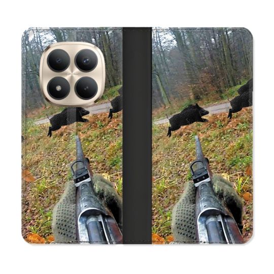 Housse Cuir Portefeuille Pour Xiaomi Redmi Note 15 Pro Plus 5G Chasse Vision Tir