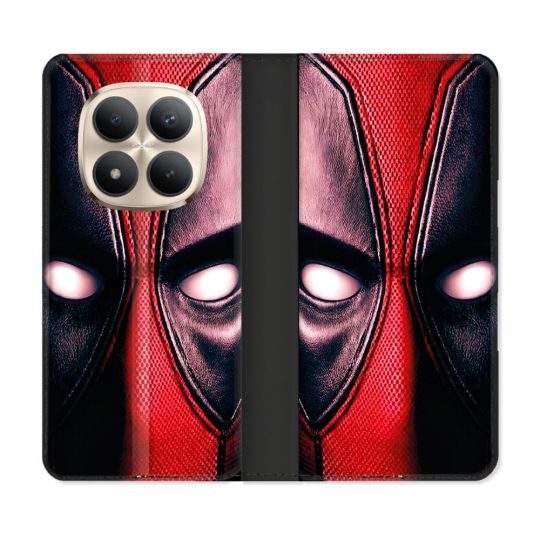 Housse Cuir Portefeuille Pour Xiaomi Redmi Note 15 Pro Plus 5G Deadpool Yeux