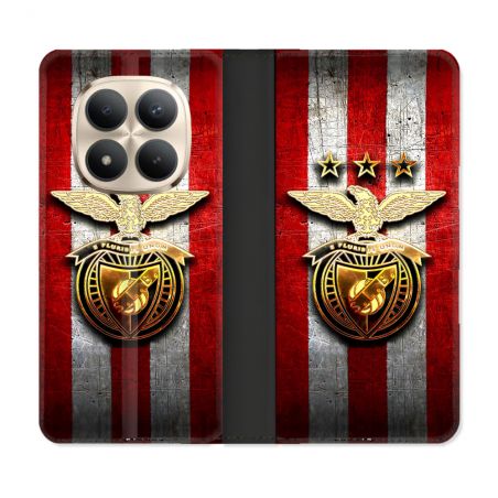 Housse Cuir Portefeuille Pour Xiaomi Redmi Note 15 Pro Plus 5G Foot Benfica