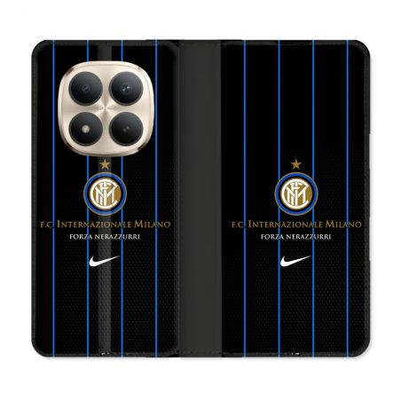 Housse Cuir Portefeuille Pour Xiaomi Redmi Note 15 Pro Plus 5G Foot Inter Milan