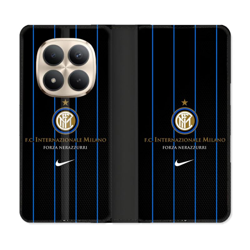 Housse Cuir Portefeuille Pour Xiaomi Redmi Note 15 Pro Plus 5G Foot Inter Milan