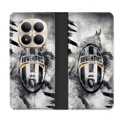Housse Cuir Portefeuille Pour Xiaomi Redmi Note 15 Pro Plus 5G Foot Juventus Turin
