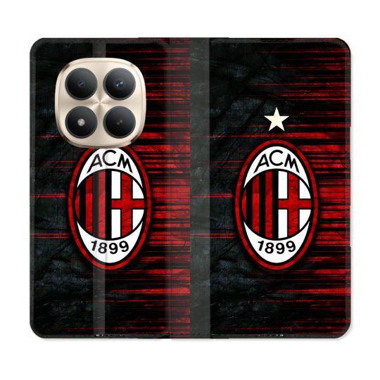 Housse Cuir Portefeuille Pour Xiaomi Redmi Note 15 Pro Plus 5G Foot Milan AC