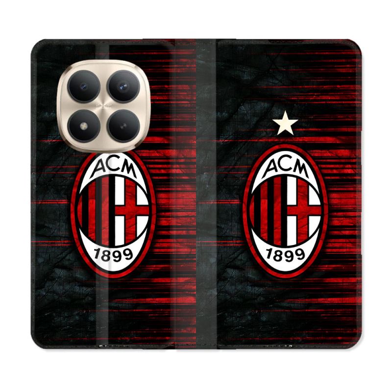 Housse Cuir Portefeuille Pour Xiaomi Redmi Note 15 Pro Plus 5G Foot Milan AC