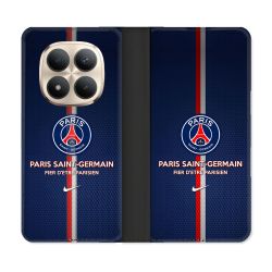 Housse Cuir Portefeuille Pour Xiaomi Redmi Note 15 Pro Plus 5G Foot PSG Fier