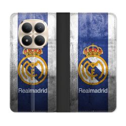 Housse Cuir Portefeuille Pour Xiaomi Redmi Note 15 Pro Plus 5G Foot Real Madrid