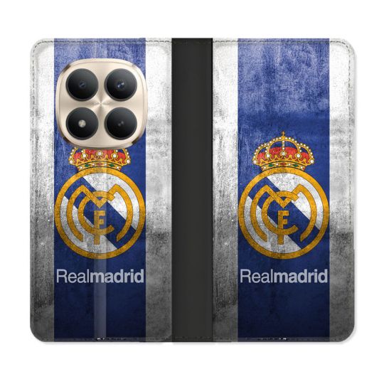 Housse Cuir Portefeuille Pour Xiaomi Redmi Note 15 Pro Plus 5G Foot Real Madrid