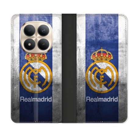 Housse Cuir Portefeuille Pour Xiaomi Redmi Note 15 Pro Plus 5G Foot Real Madrid