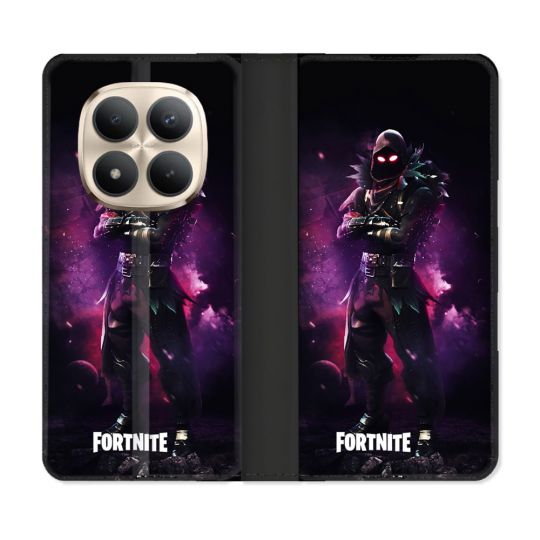 Housse Cuir Portefeuille Pour Xiaomi Redmi Note 15 Pro Plus 5G Fortnite Raven