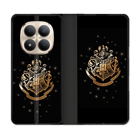 Housse Cuir Portefeuille Pour Xiaomi Redmi Note 15 Pro Plus 5G Harry Potter Poudlard