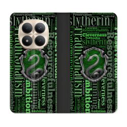 Housse Cuir Portefeuille Pour Xiaomi Redmi Note 15 Pro Plus 5G Harry Potter Serpentar