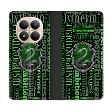 Housse Cuir Portefeuille Pour Xiaomi Redmi Note 15 Pro Plus 5G Harry Potter Serpentar