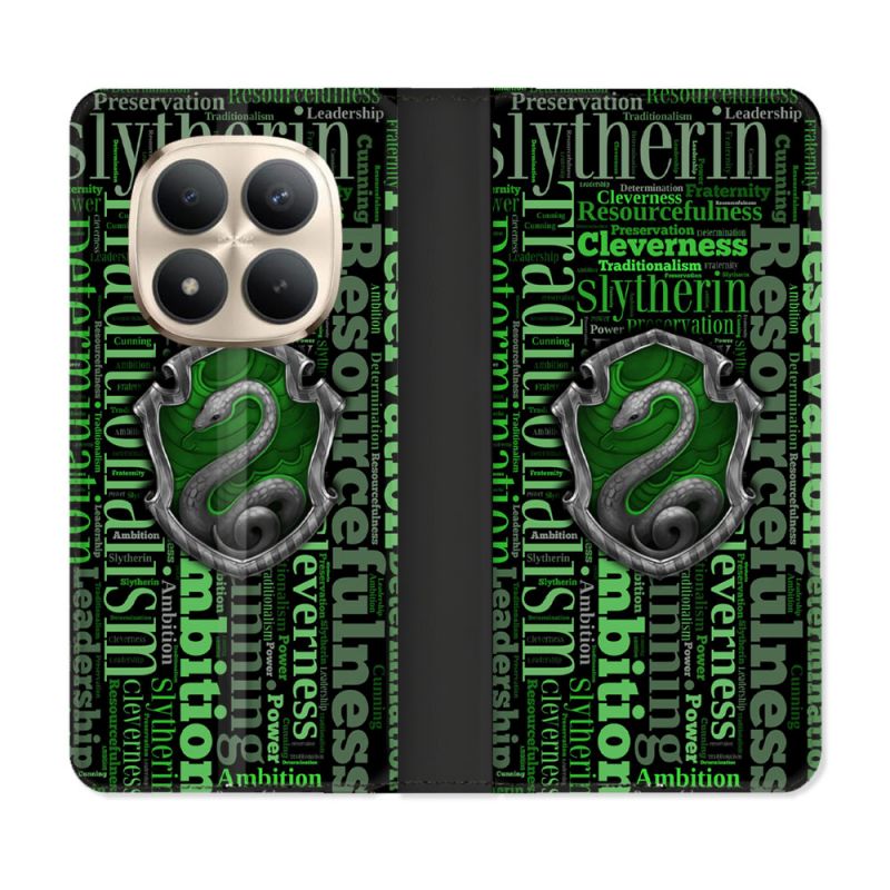 Housse Cuir Portefeuille Pour Xiaomi Redmi Note 15 Pro Plus 5G Harry Potter Serpentar