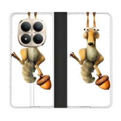 Housse Cuir Portefeuille Pour Xiaomi Redmi Note 15 Pro Plus 5G L'âge de Glace Scratch Suspendu