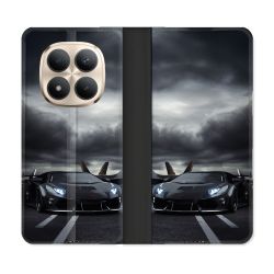 Housse Cuir Portefeuille Pour Xiaomi Redmi Note 15 Pro Plus 5G Lamborghini Avion