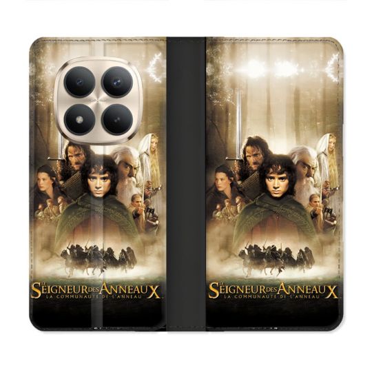 Housse Cuir Portefeuille Pour Xiaomi Redmi Note 15 Pro Plus 5G Le seigneur Des Anneaux Affiche