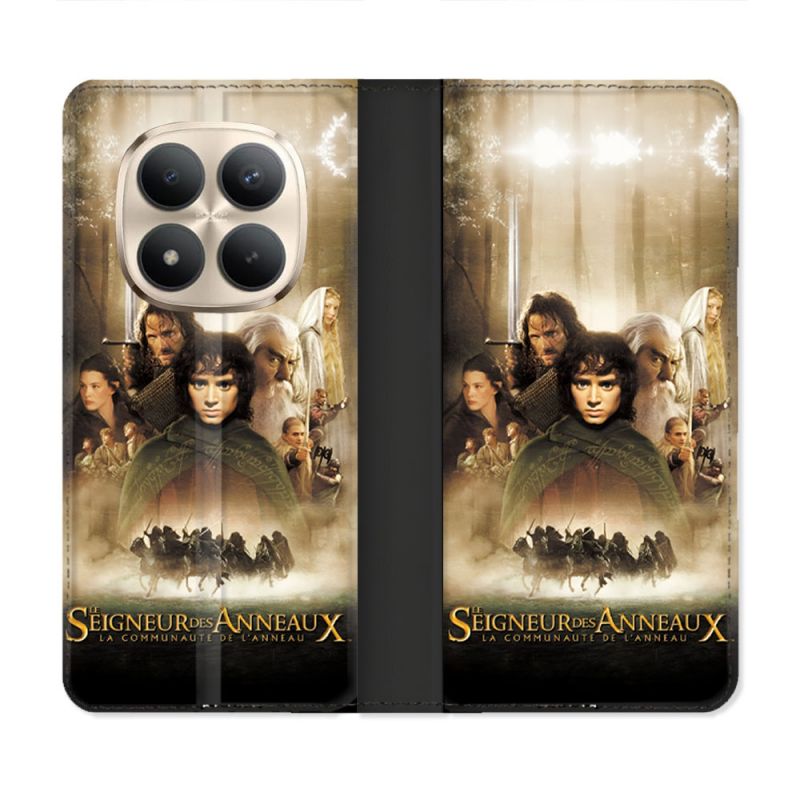 Housse Cuir Portefeuille Pour Xiaomi Redmi Note 15 Pro Plus 5G Le seigneur Des Anneaux Affiche