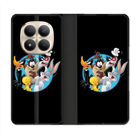 Housse Cuir Portefeuille Pour Xiaomi Redmi Note 15 Pro Plus 5G Looney Tunes