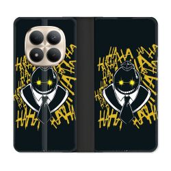 Housse Cuir Portefeuille Pour Xiaomi Redmi Note 15 Pro Plus 5G Manga Assassination Classroom Kuro Noir