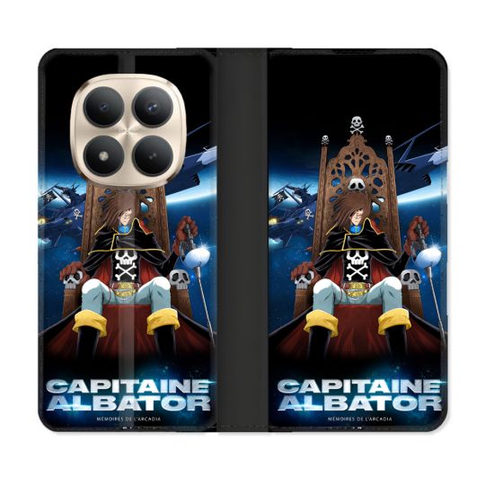 Housse Cuir Portefeuille Pour Xiaomi Redmi Note 15 Pro Plus 5G Manga Capitaine Albator