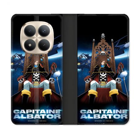 Housse Cuir Portefeuille Pour Xiaomi Redmi Note 15 Pro Plus 5G Manga Capitaine Albator