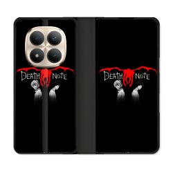 Housse Cuir Portefeuille Pour Xiaomi Redmi Note 15 Pro Plus 5G Manga Death Note Noir