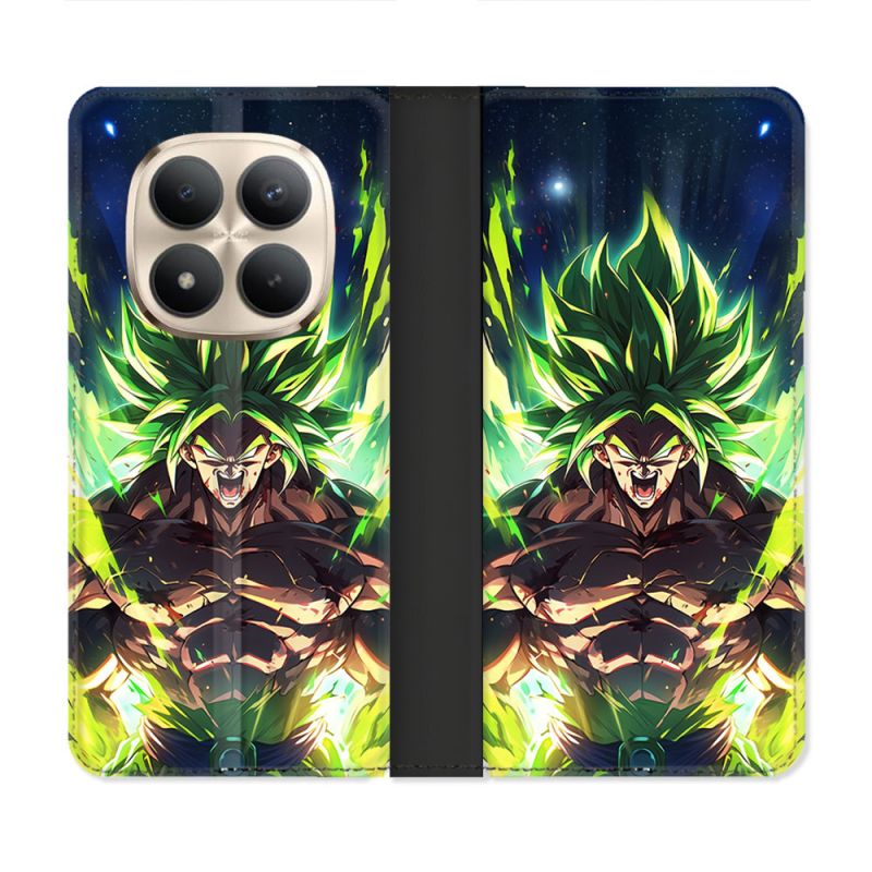 Housse Cuir Portefeuille Pour Xiaomi Redmi Note 15 Pro Plus 5G Manga Dragon Ball Broly