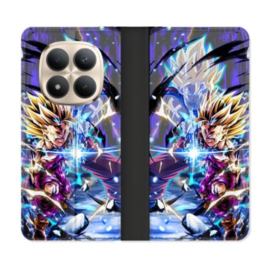 Housse Cuir Portefeuille Pour Xiaomi Redmi Note 15 Pro Plus 5G Manga Dragon Ball Sangohan Duo