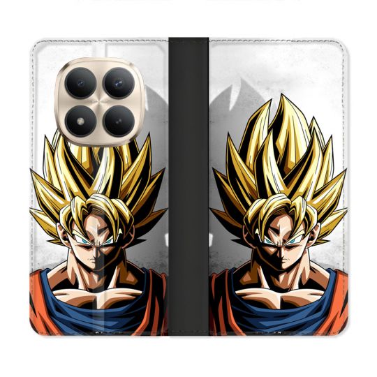 Housse Cuir Portefeuille Pour Xiaomi Redmi Note 15 Pro Plus 5G Manga Dragon Ball Sangoku Portrait