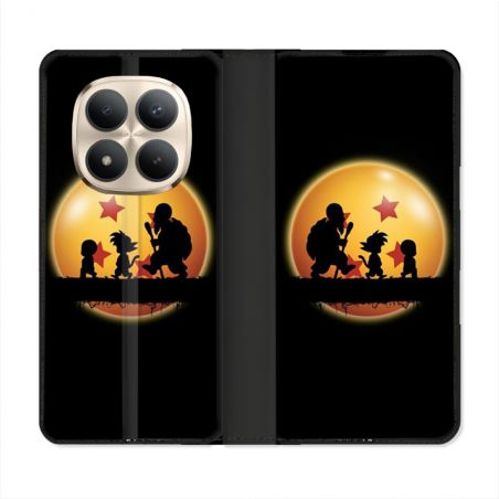 Housse Cuir Portefeuille Pour Xiaomi Redmi Note 15 Pro Plus 5G Manga Dragon Ball Vintage