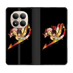 Housse Cuir Portefeuille Pour Xiaomi Redmi Note 15 Pro Plus 5G Manga Fairy Tail Logo Noir