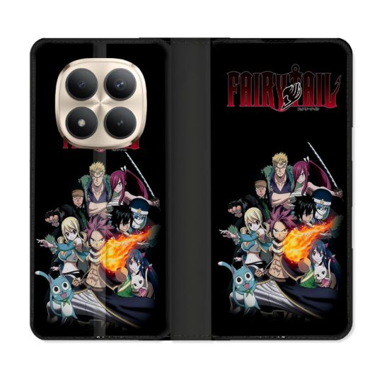 Housse Cuir Portefeuille Pour Xiaomi Redmi Note 15 Pro Plus 5G Manga Fairy Tail Logo Team