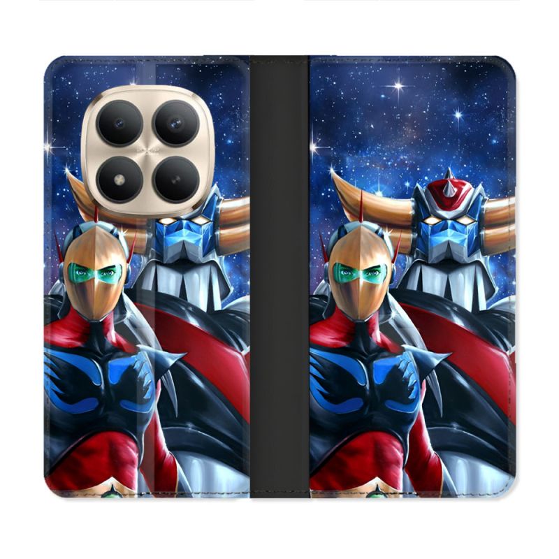 Housse Cuir Portefeuille Pour Xiaomi Redmi Note 15 Pro Plus 5G Manga Goldorak