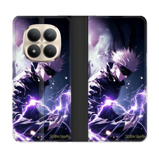 Housse Cuir Portefeuille Pour Xiaomi Redmi Note 15 Pro Plus 5G Manga Jujutsu Kaisen Gojo Saturo