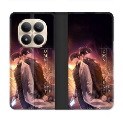Housse Cuir Portefeuille Pour Xiaomi Redmi Note 15 Pro Plus 5G Manga Lecteur Omniscient Affiche